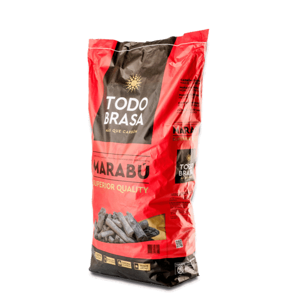 Saco de carbón vegetal Todo Brasa Marabú 10 kg