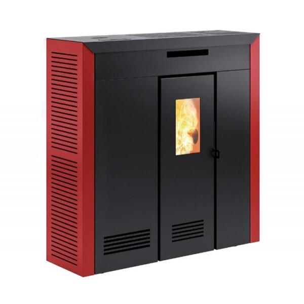 Estufa de pellets Carmen Slim canalizable de 12 kW