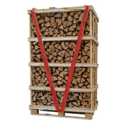 Caja de 2 m³ de leña de roble ultraseca
