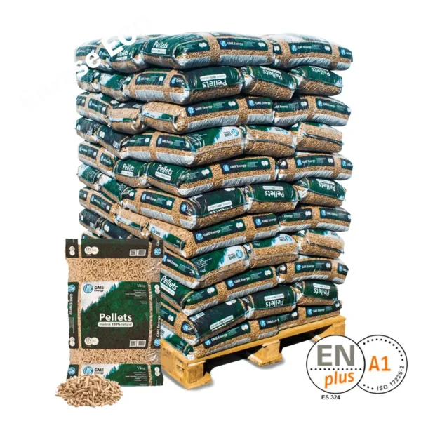 Palet GME WoodPellet de 77 sacos de 15 kg