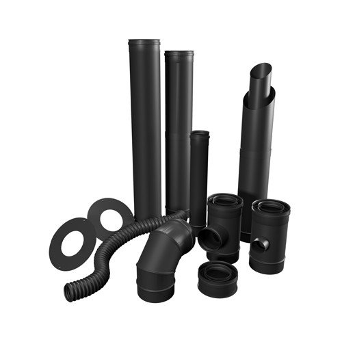 Kit coaxial de fachada Ø80/125 mm KIT-JJ01-08MN