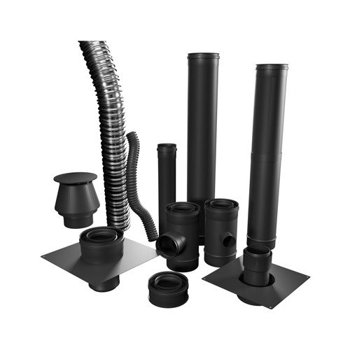 Kit coaxial de tejado Ø80/125 mm KIT-JJ02-08MN