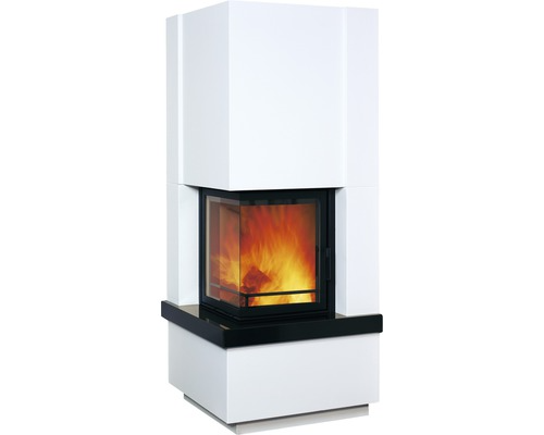 Kit de chimenea Hark Easy 500 en granito blanco
