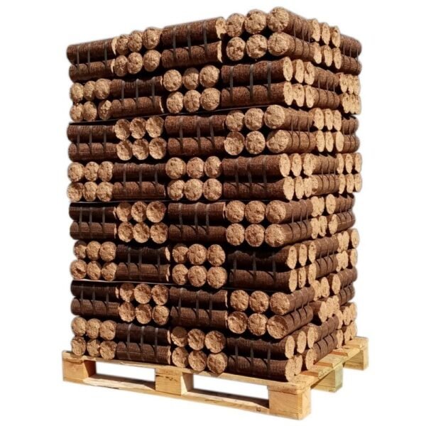 Palet de troncos comprimidos mixtos de 960 kg