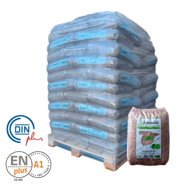 Palet Burpellet de 72 sacos de pellet de 15 kg
