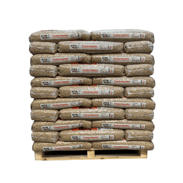 Dos palés de pellets alemanes ENplus A1