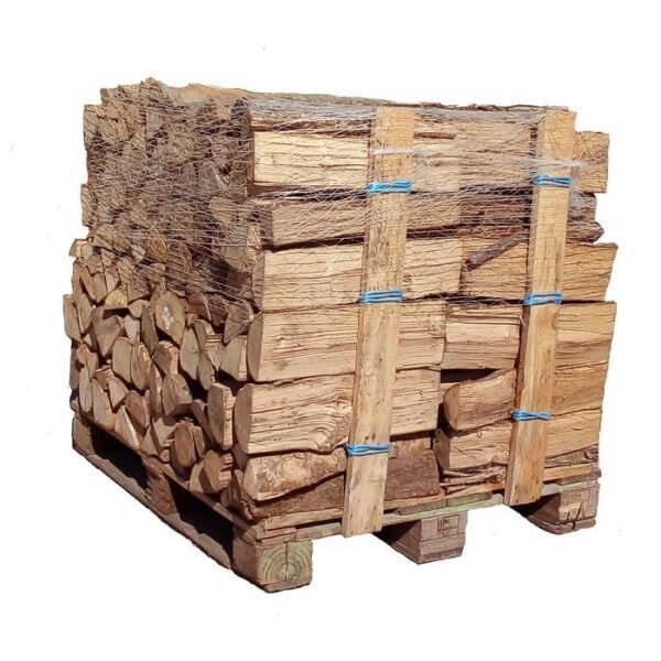 Palé de leña de aliso cortada a 50 cm