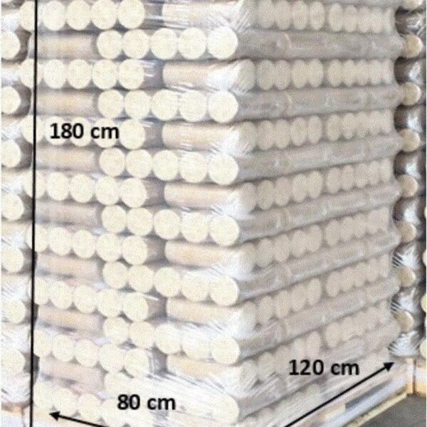 Palé de briquetas de madera Ecopower de 1000 kg